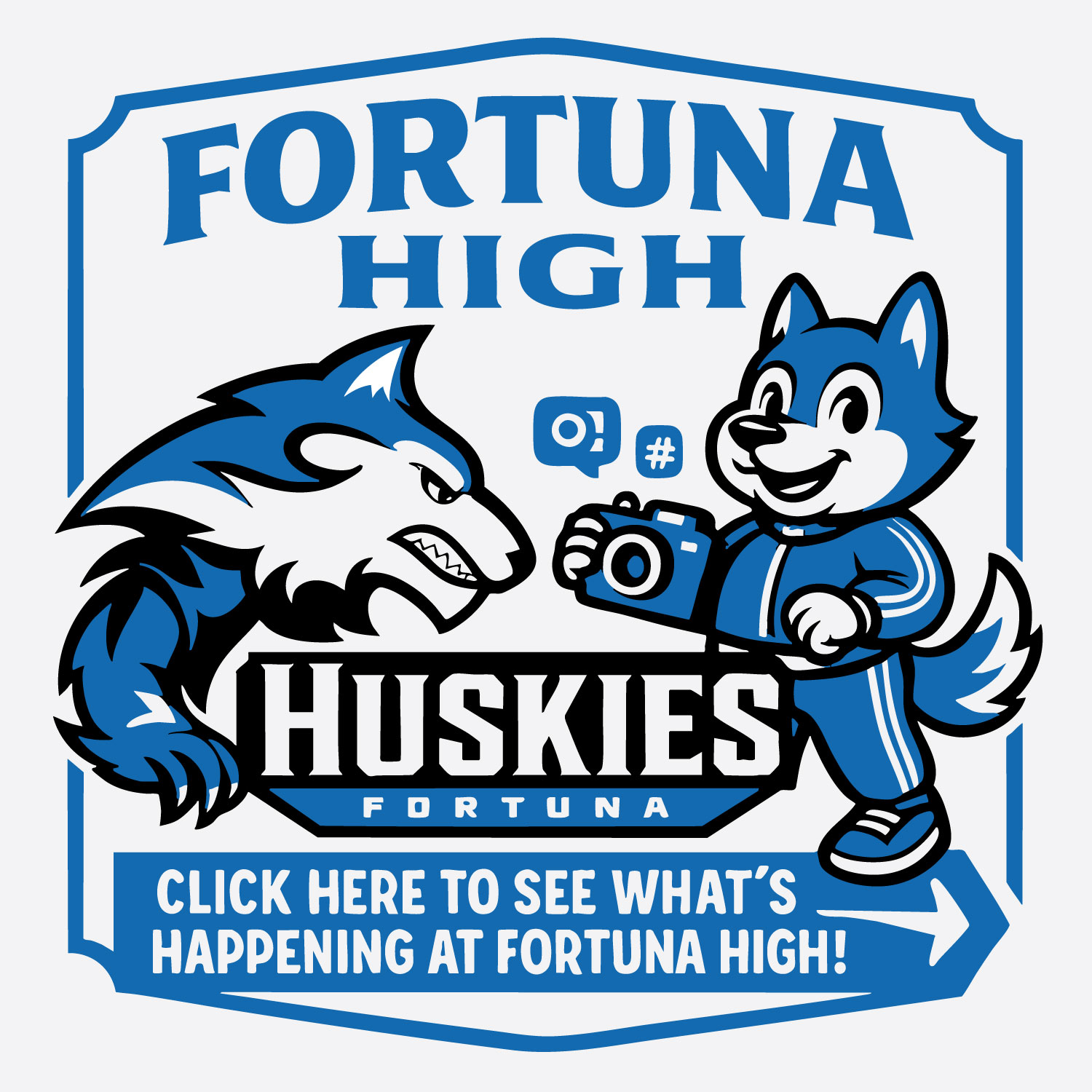 Graphic link to the official Fortuna Union High School website