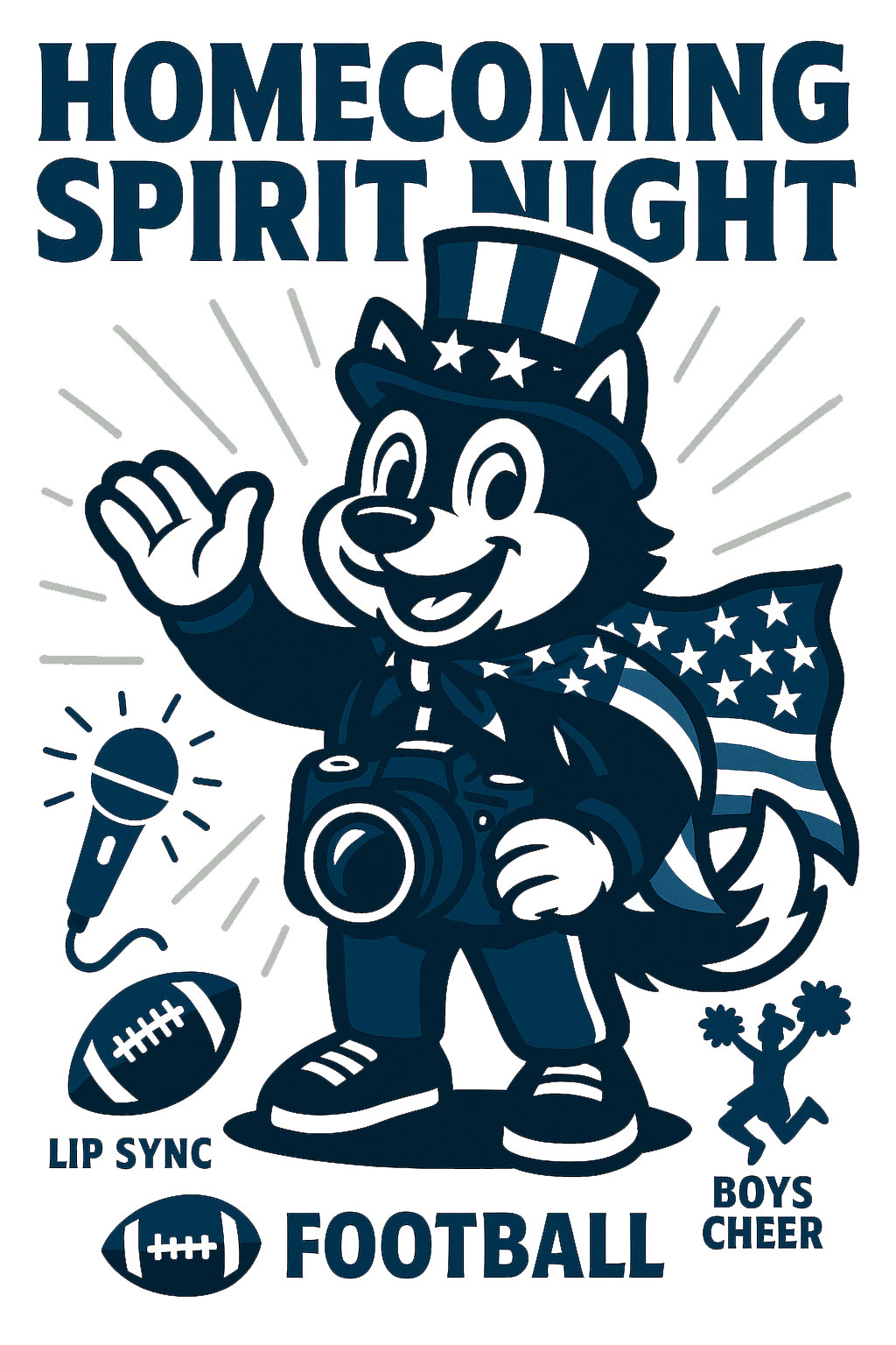 🎶🏈 Homecoming Spirit Night 2025 – Lip Sync, Football, & Boys&nbsp;Cheer
